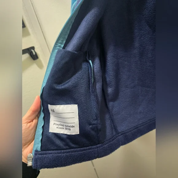 NWT Columbia Two-Tone Blue Fleece Jacket - Picture 6 of 11